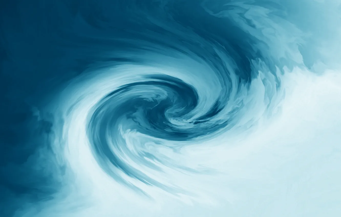 Photo wallpaper vortex, turquoise, abstencia