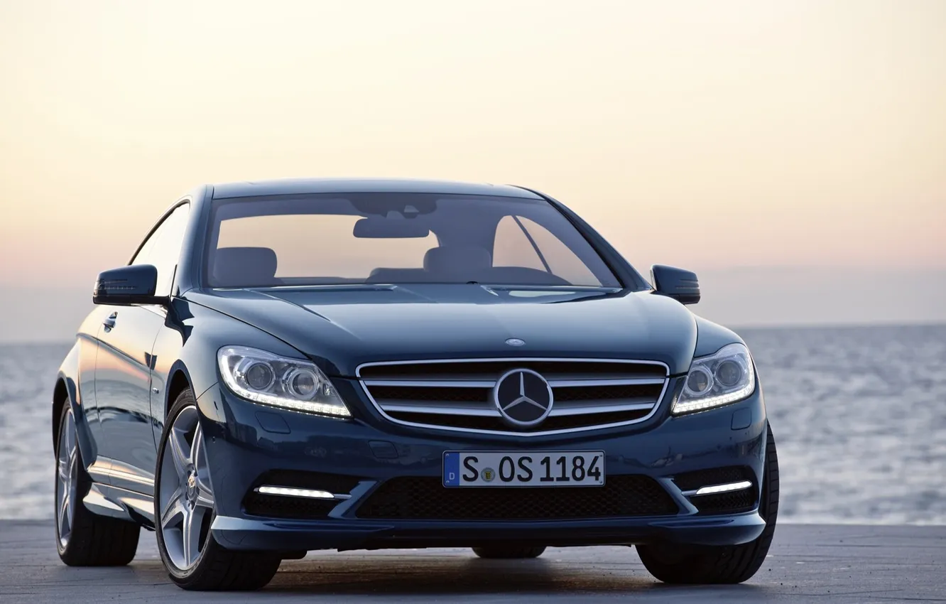 Photo wallpaper machine, auto, photo, Mercedes, Mercedes, Benz CL Class