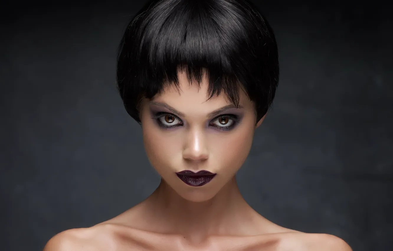 Photo wallpaper look, girl, portrait