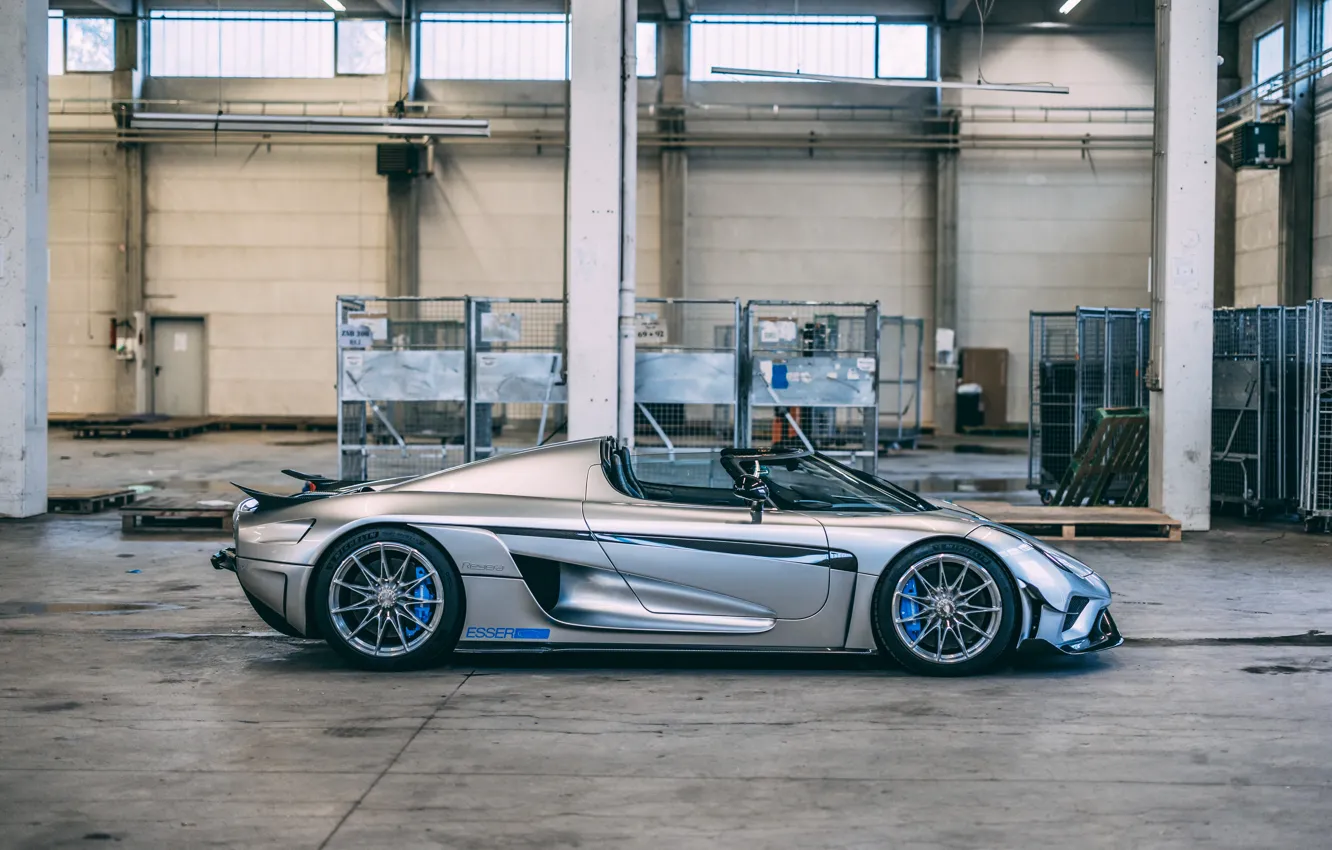 Photo wallpaper Koenigsegg, side view, Regera, Koenigsegg Regera