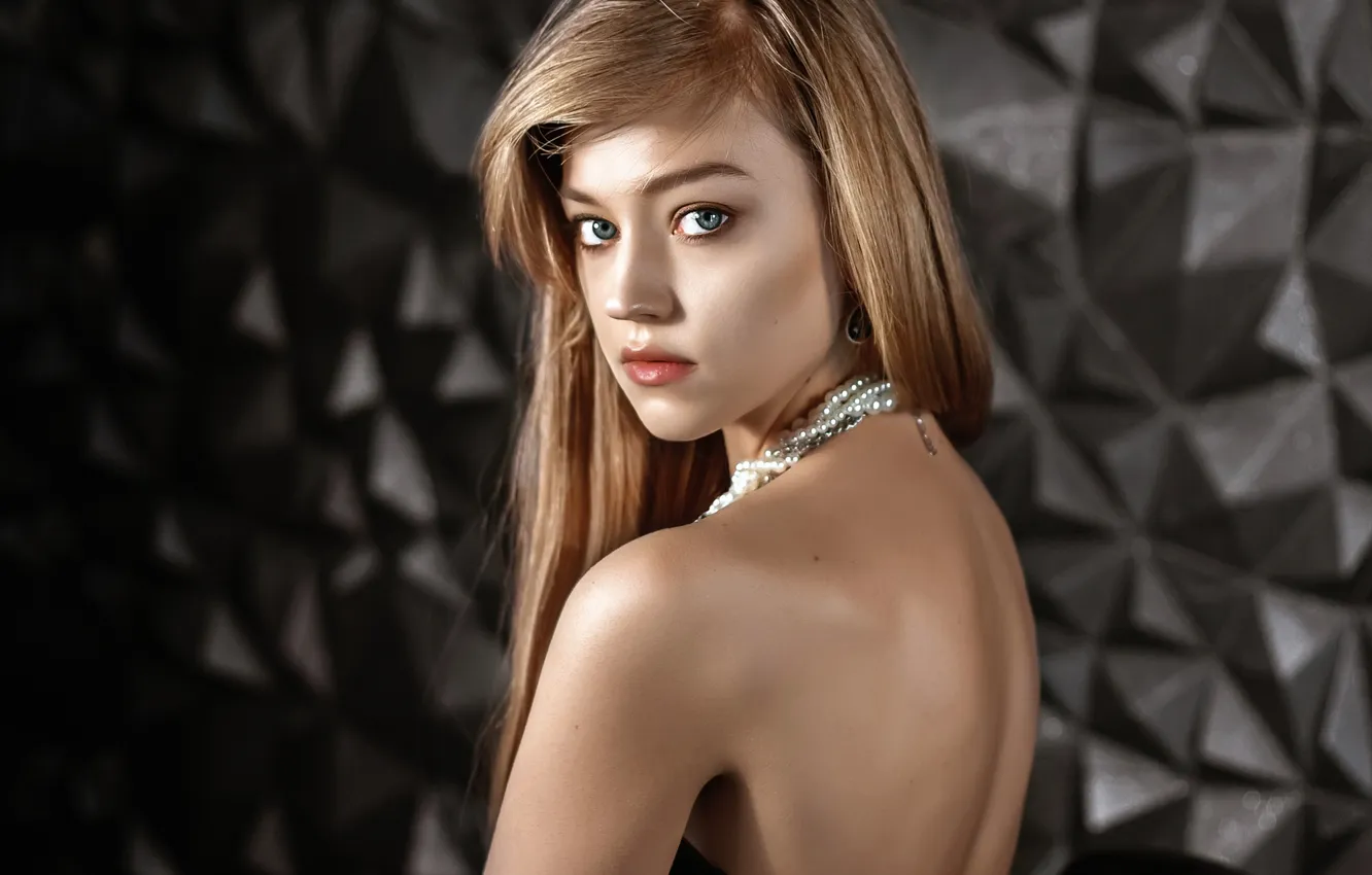 Photo wallpaper look, makeup, the beauty, Maria