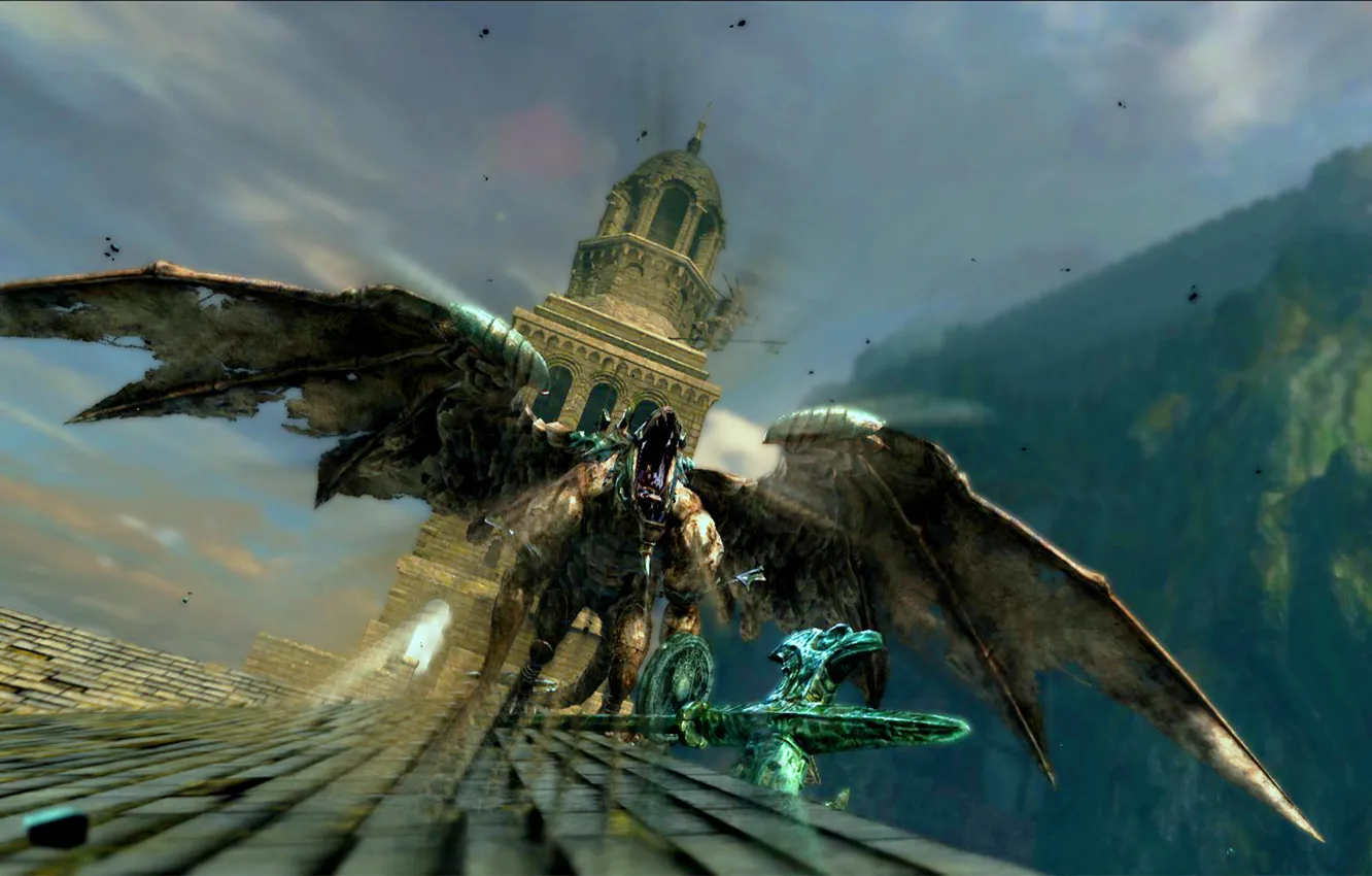 Photo wallpaper gargoyle, dark souls, Dark Souls, Dark Souls I, Dark Souls Prepare to die