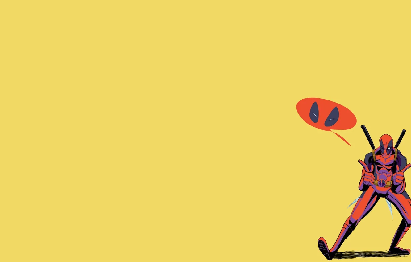 Photo wallpaper red, katana, Deadpool, Marvel, Deadpool, Comics, Wade Wilson