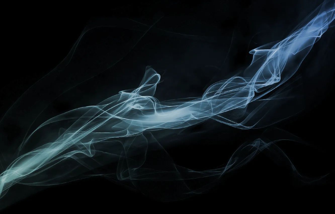 Photo wallpaper cold, abstraction, smoke