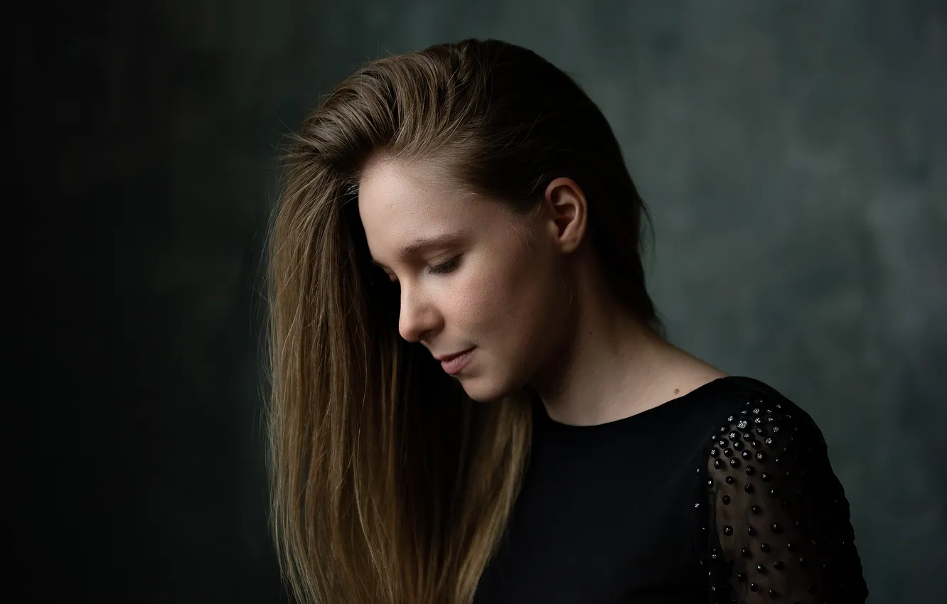 Photo wallpaper portrait, Rita, Matvey Karmakov