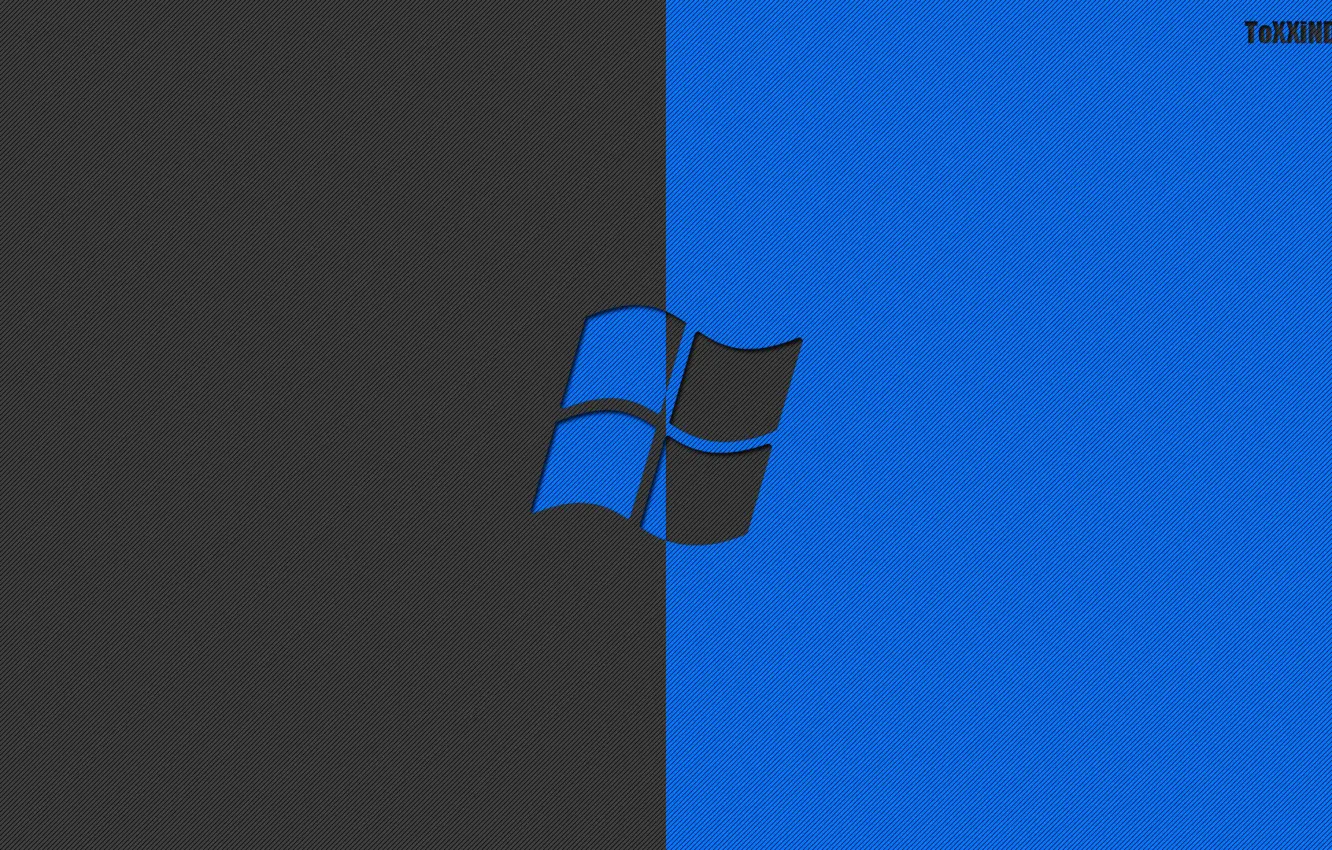 Photo wallpaper computer, Wallpaper, logo, contrast, emblem, windows, operating system