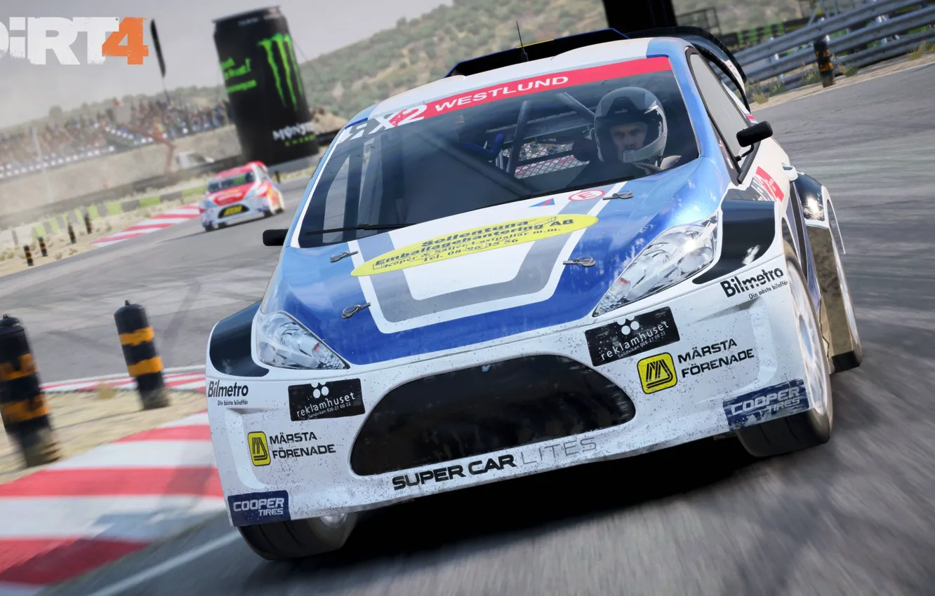Photo wallpaper dirt, Dirt 4, game, speed, fast, car, monster, race