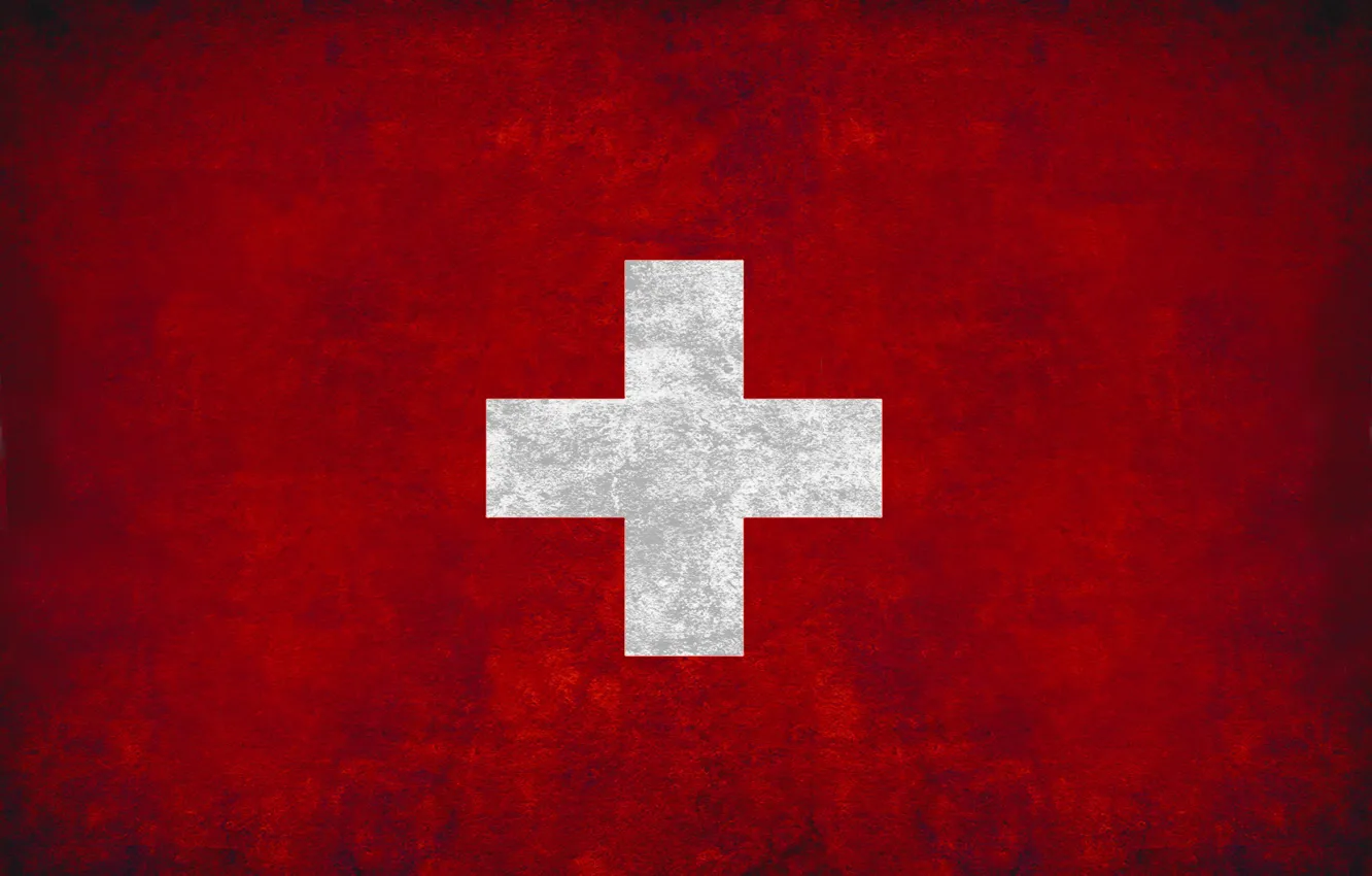 Photo wallpaper cross, flag, red, Switzerland, cross, fon, flag, switzerland