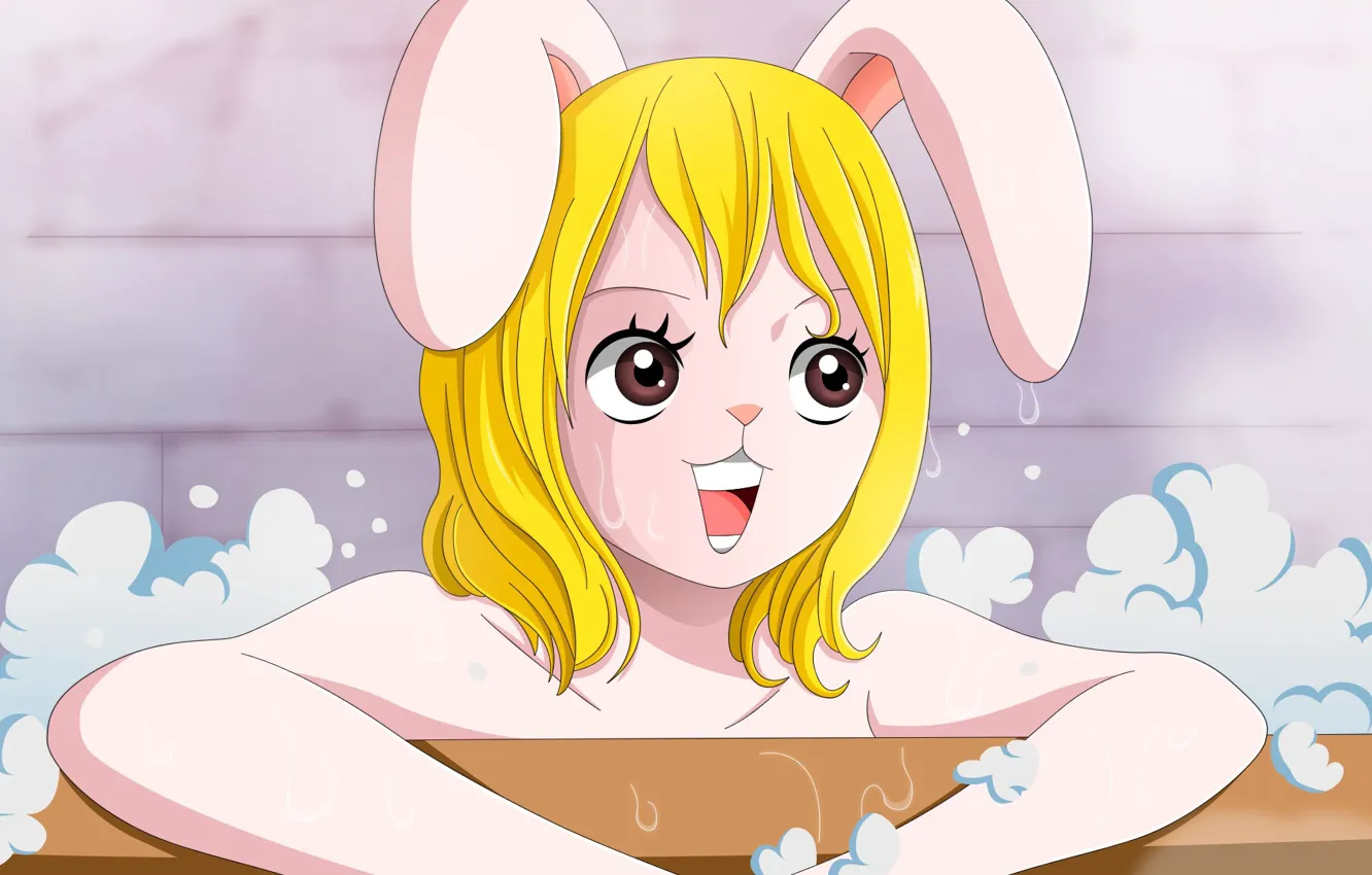Photo wallpaper kawaii, game, fighter, One Piece, anime, bath, blonde, asian