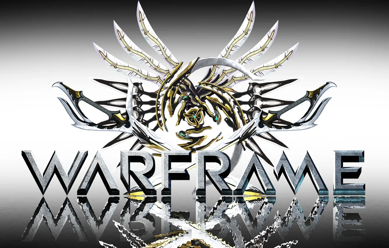 Photo wallpaper background, the game, emblem, Warframe