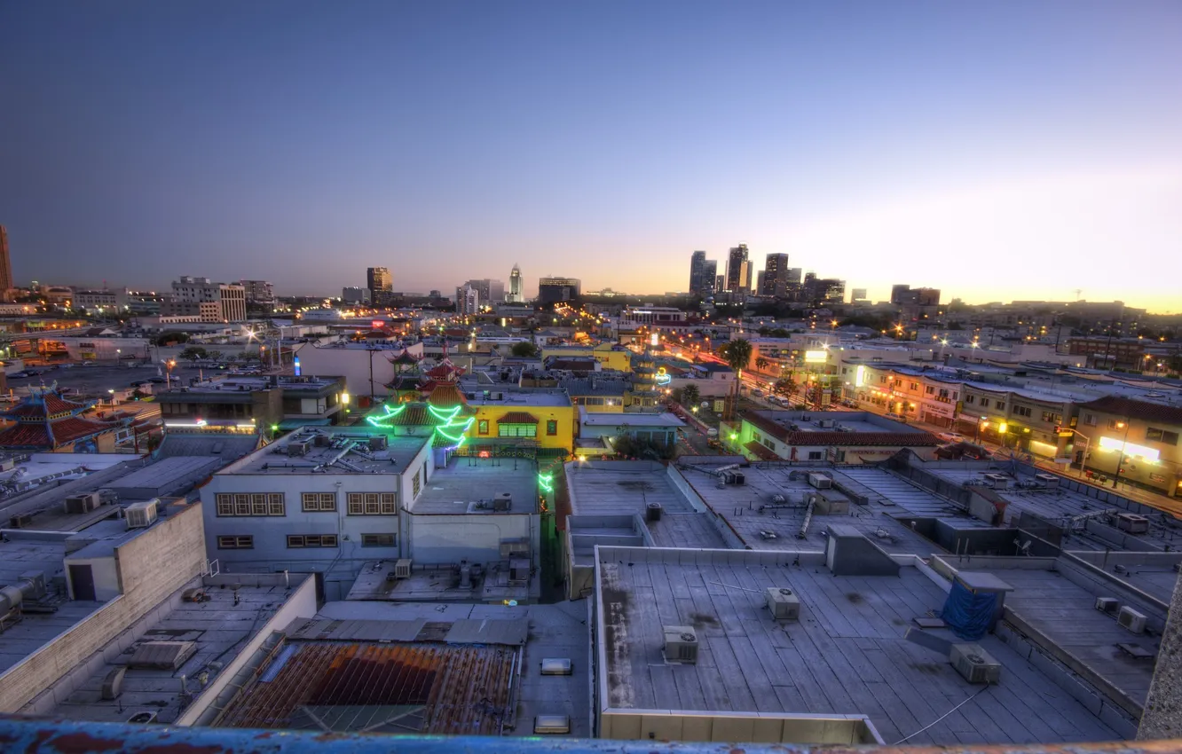 Photo wallpaper CA, USA, Los Angeles, Los Angeles, California, Chinatown