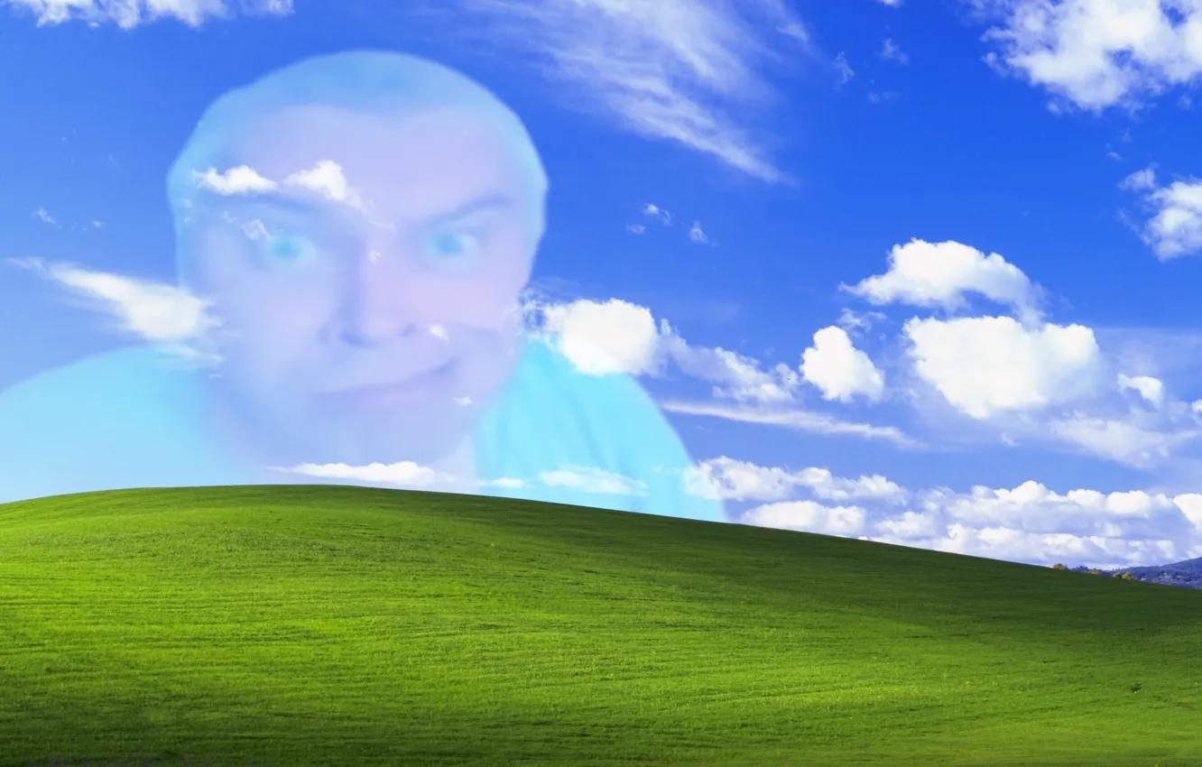 Photo wallpaper field, the sky, grass, Windows, Landscape, Windows XP, Gorin, Gennady