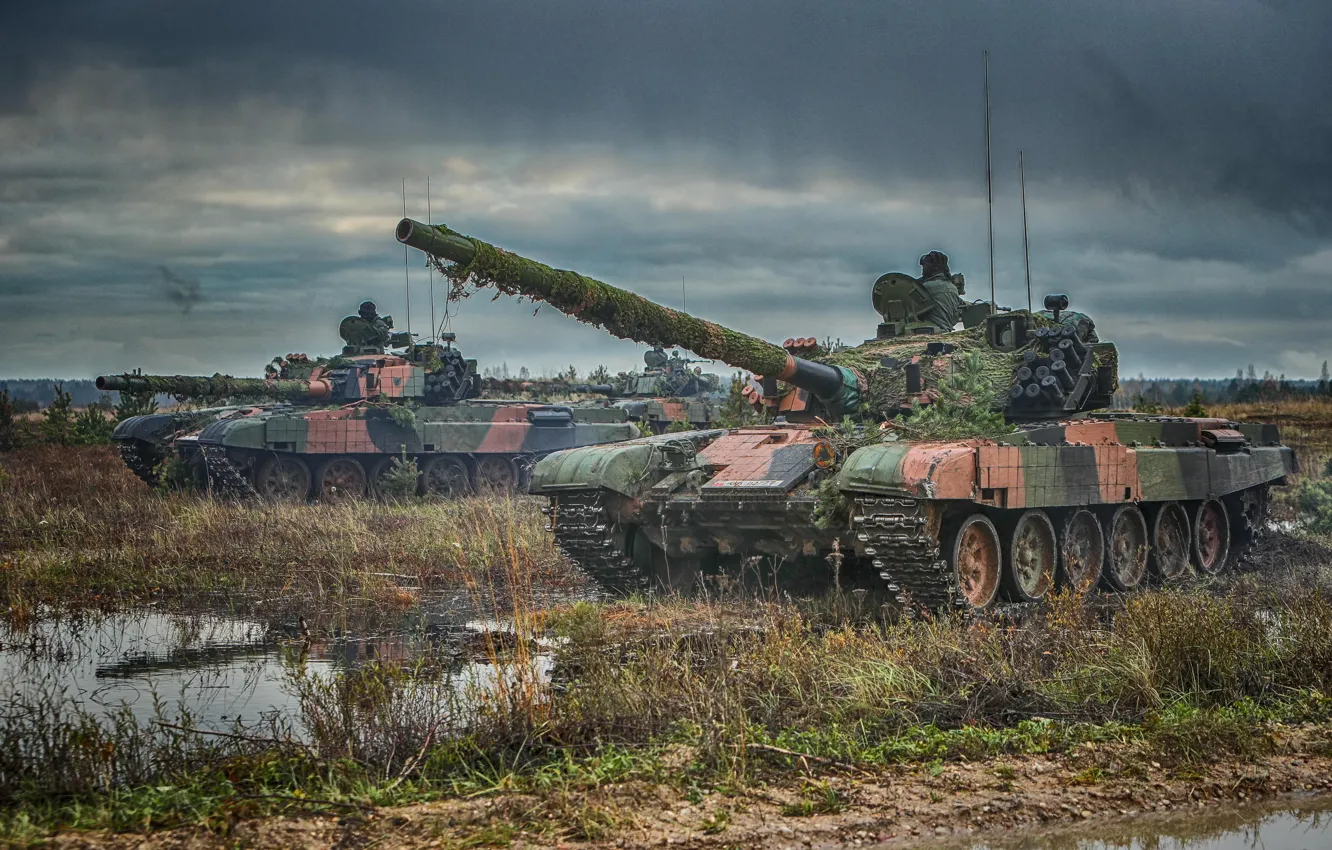Photo wallpaper Tanks, Polish Army, Polish Army, Polish main battle tank, Polish main battle tank, PT-91 Twardy