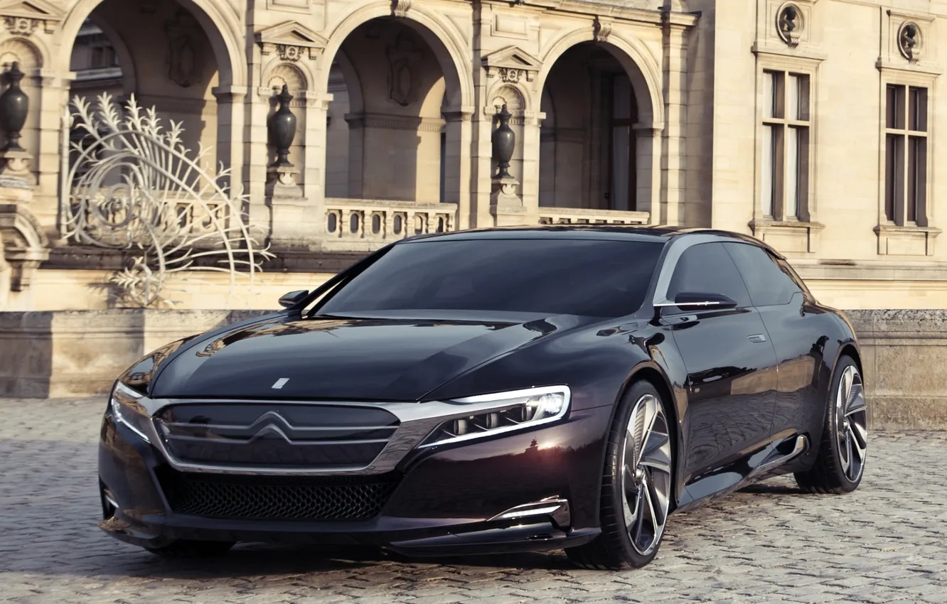 Photo wallpaper Concept, building, Citroën, Citroen, the concept, the front, number 9, Number 9