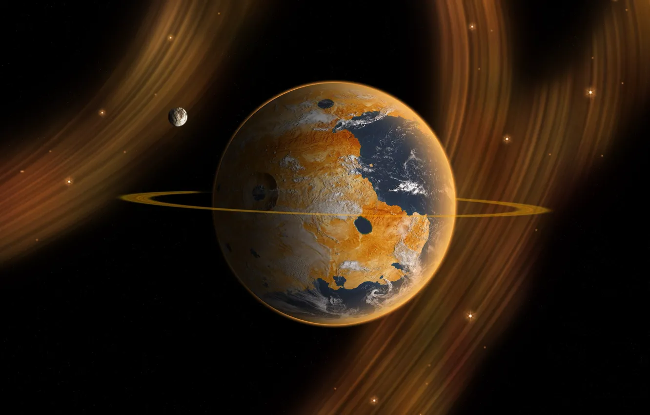 Photo wallpaper space, art