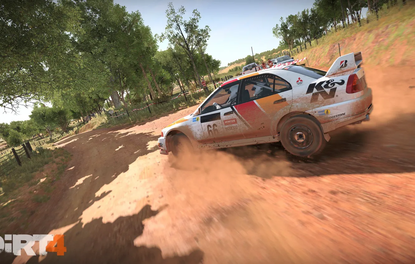 Photo wallpaper car, game, Dirt, race, speed, pilot, fast, Dirt 4