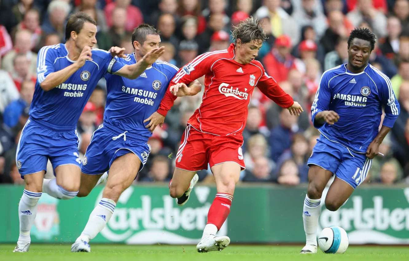 Photo wallpaper field, football, the ball, club, football, Liverpool, John Terry, John Terry