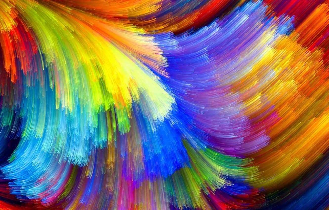 Photo wallpaper rays, paint, texture