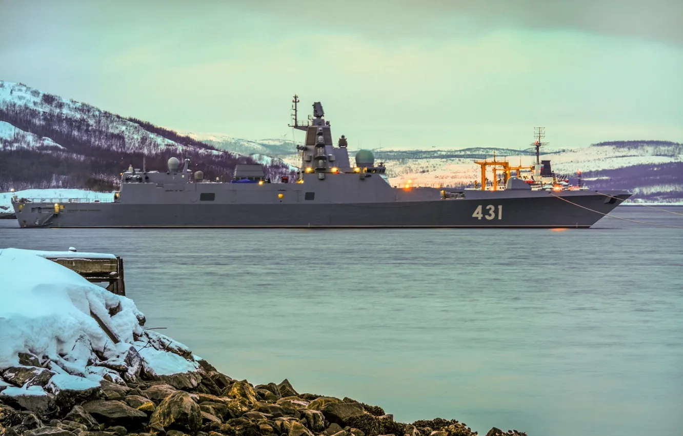 Photo wallpaper North, frigate, Admiral Kasatonov