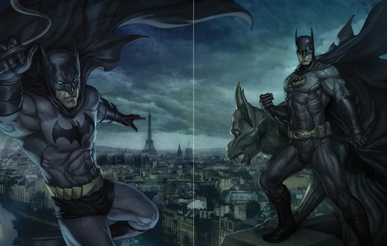 Photo wallpaper Batman, Batman, DC Comics, Gotham, Gotham.