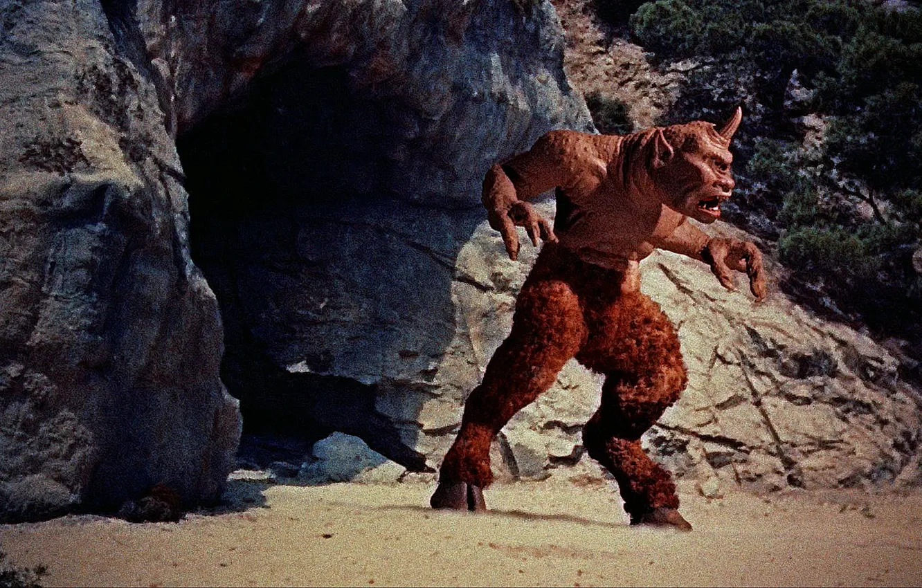 Photo wallpaper USA, Fantasy, Cyclops, 1958, Grin, Columbia Pictures, Adventure, Columbia Pictures Corporation