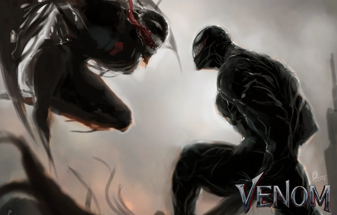 Photo wallpaper figure, art, Venom, Venom, Symbiote