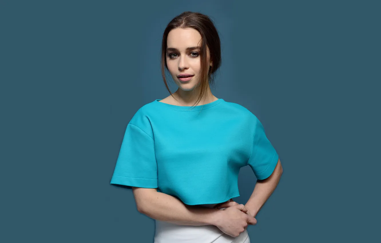Photo wallpaper portrait, photoshoot, Emilia Clarke
