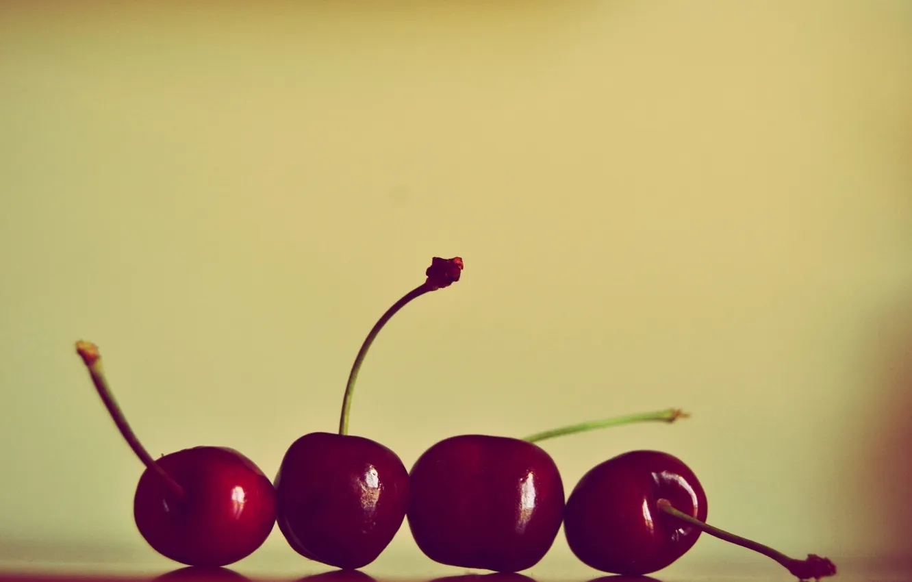 Photo wallpaper cherry, berries, cherry