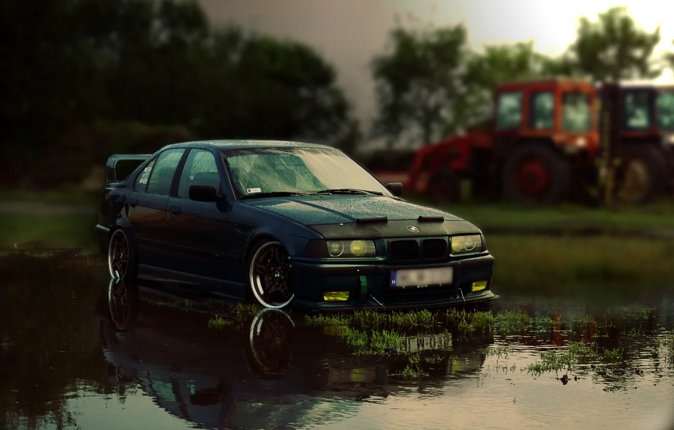 Photo wallpaper BMW, E36, 320i