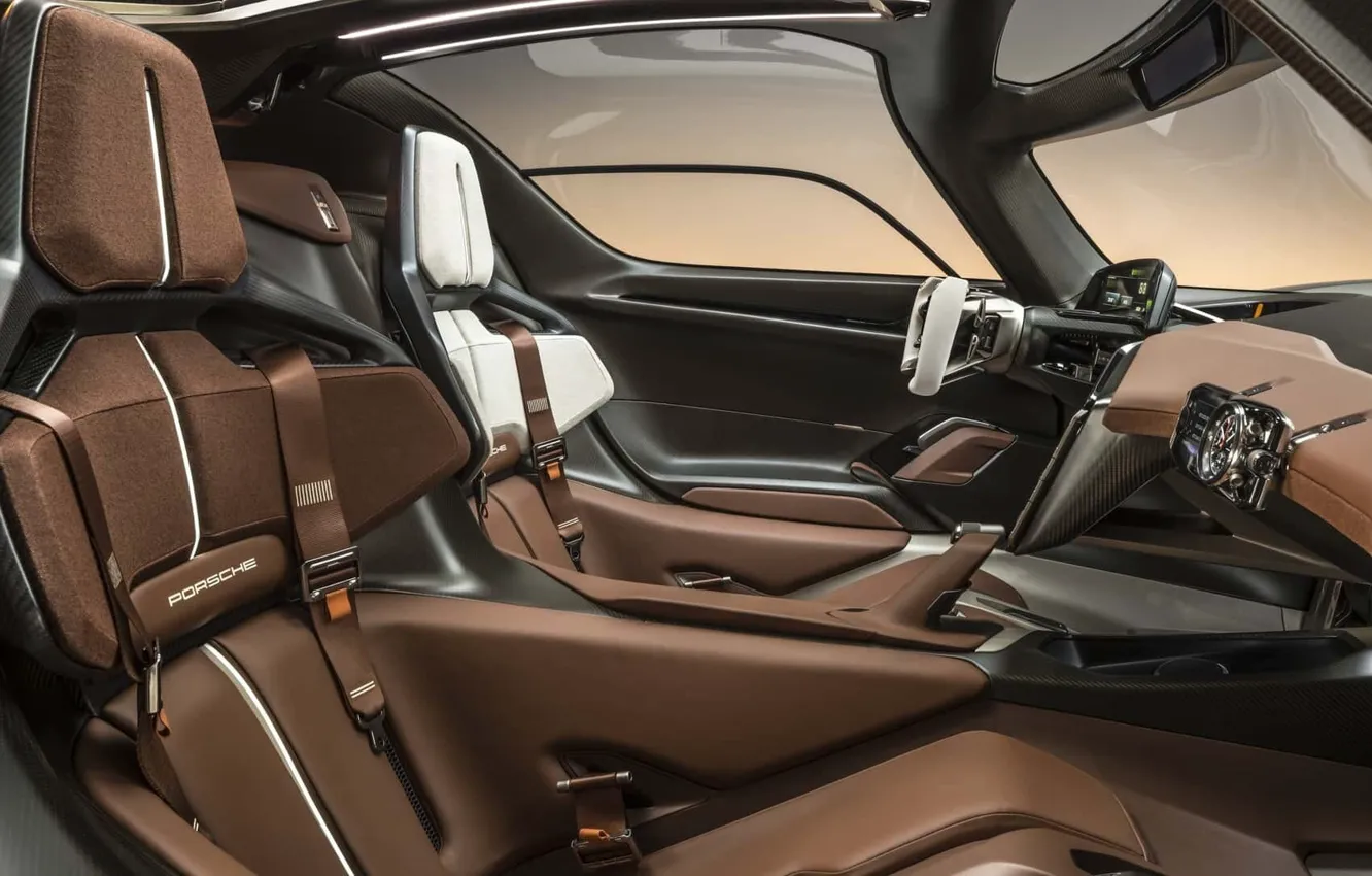 Photo wallpaper Concept, interior, Porsche, the concept, hypercar, Hypercar, car interior, Mission X