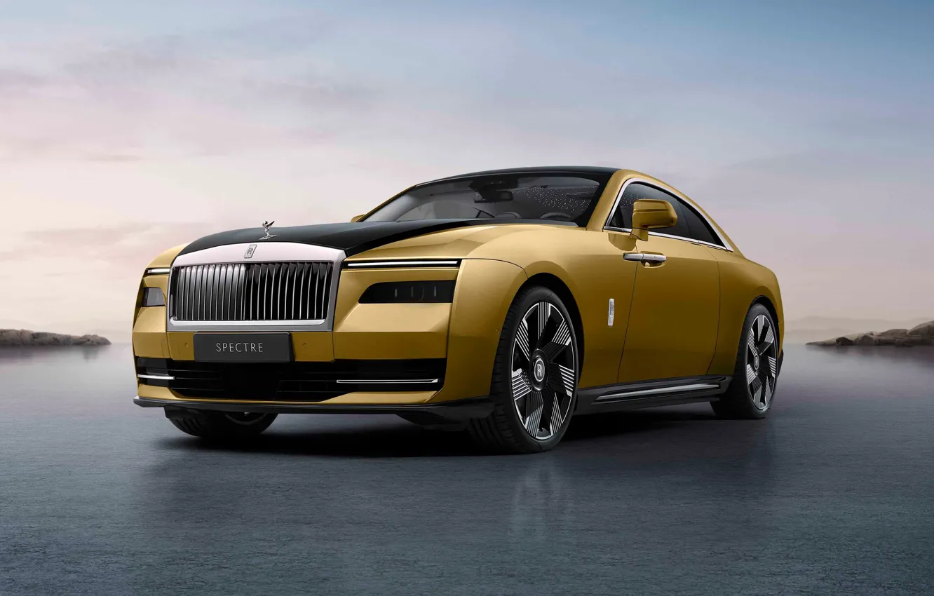 Photo wallpaper Rolls Royce, Coupe, electric, Super, luxury, SPECTRE, luxury ev