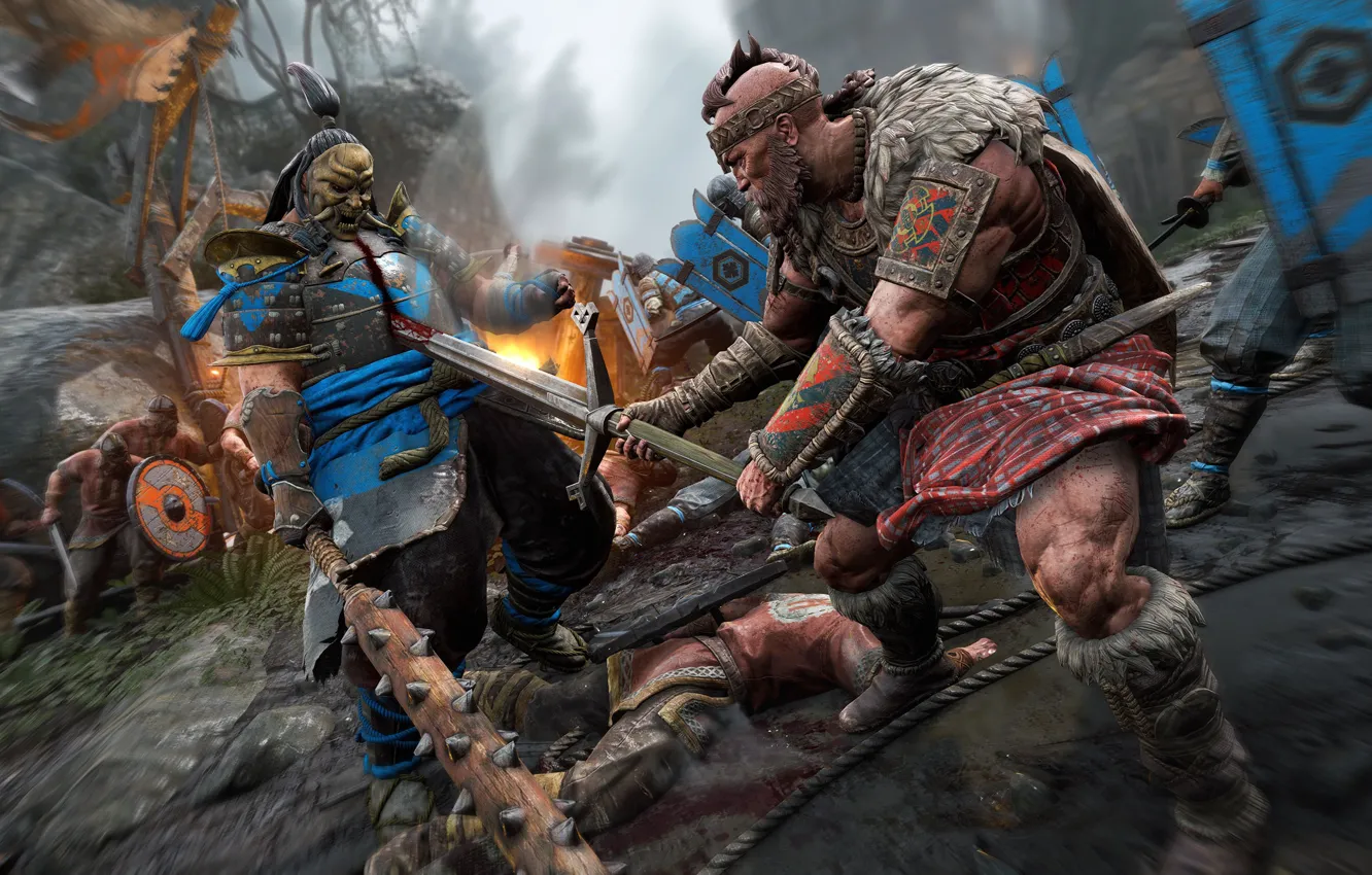 Photo wallpaper sword, blood, game, armor, weapon, dead, ken, blade