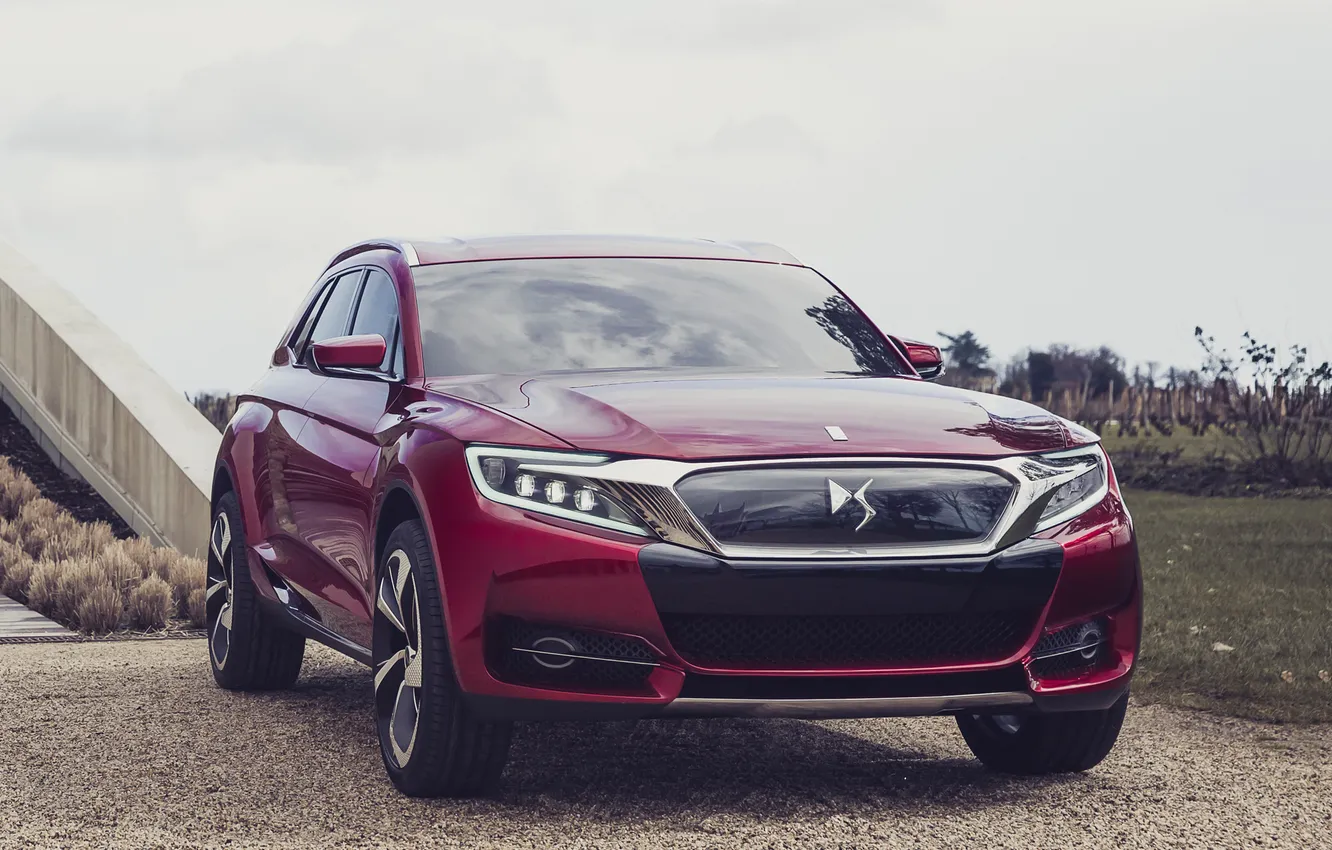 Photo wallpaper Concept, Wallpaper, the concept, Citroen, the front, Wild Rubis