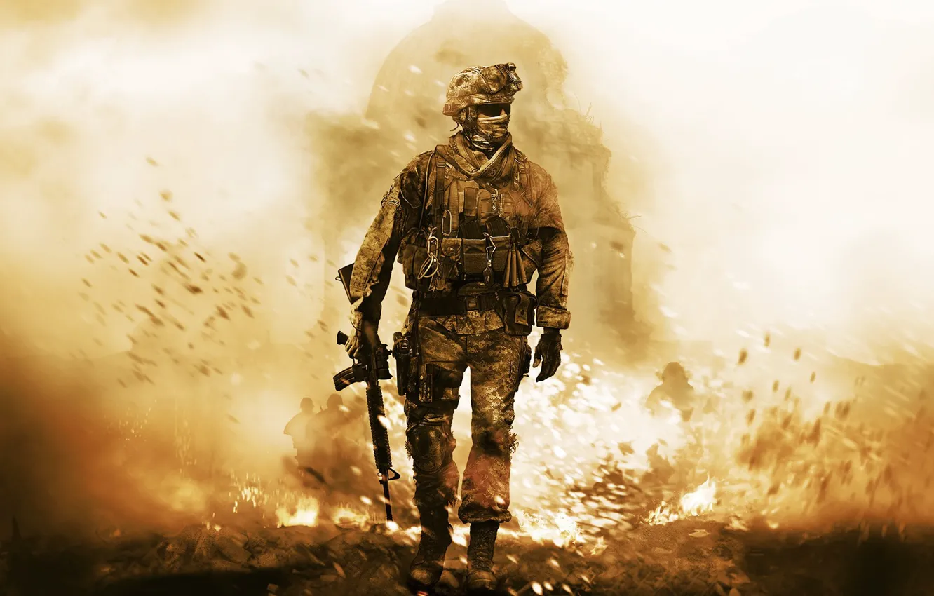 Photo wallpaper Call of Duty, Modern Warfare 2, Activision, Infinity Ward, Remastered, Call of Duty Modern Warfare …