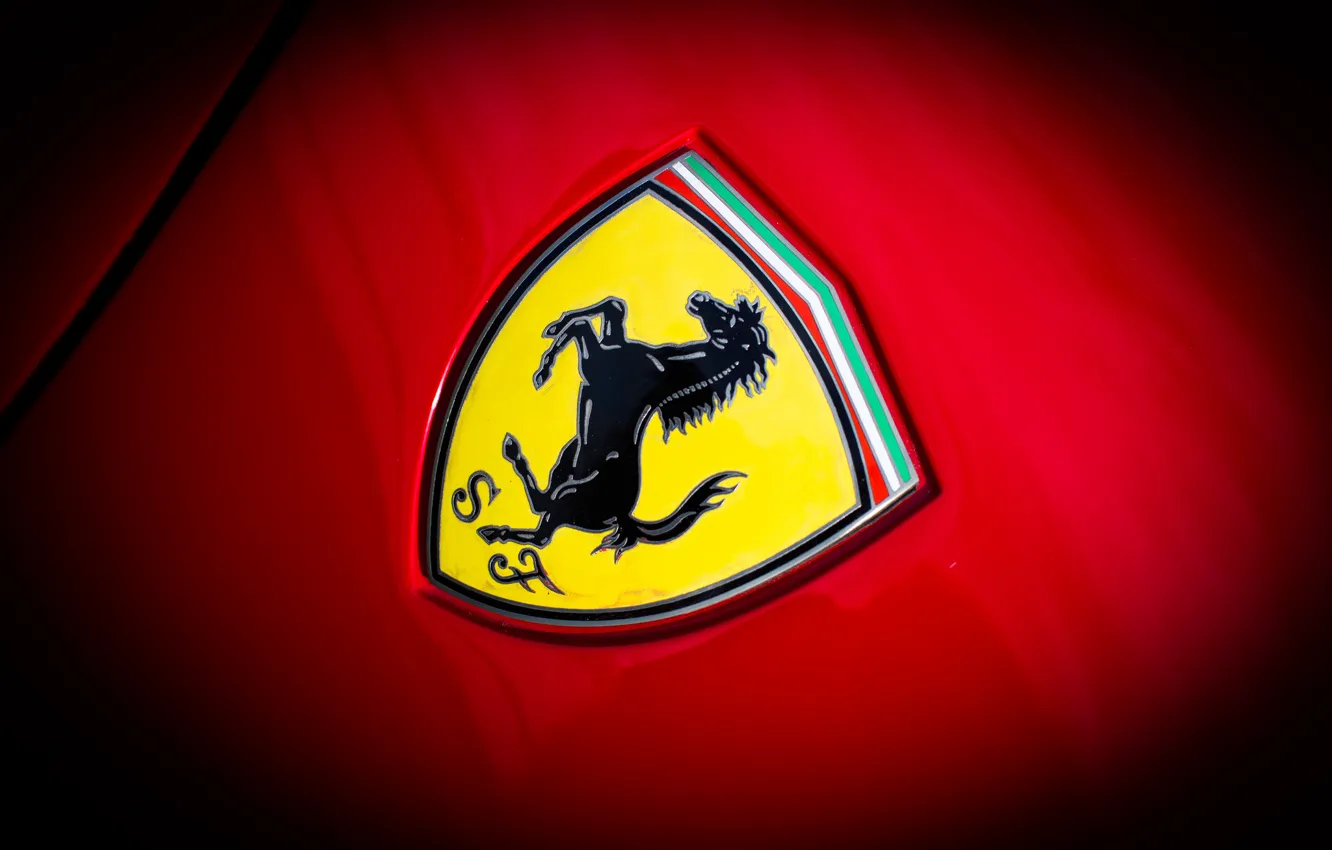 Photo wallpaper Ferrari, emblem, GTO, 288