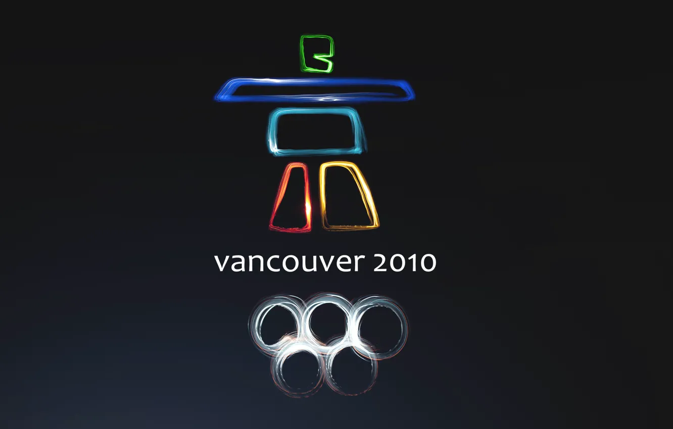 Photo wallpaper Olympics, symbol, vancouver