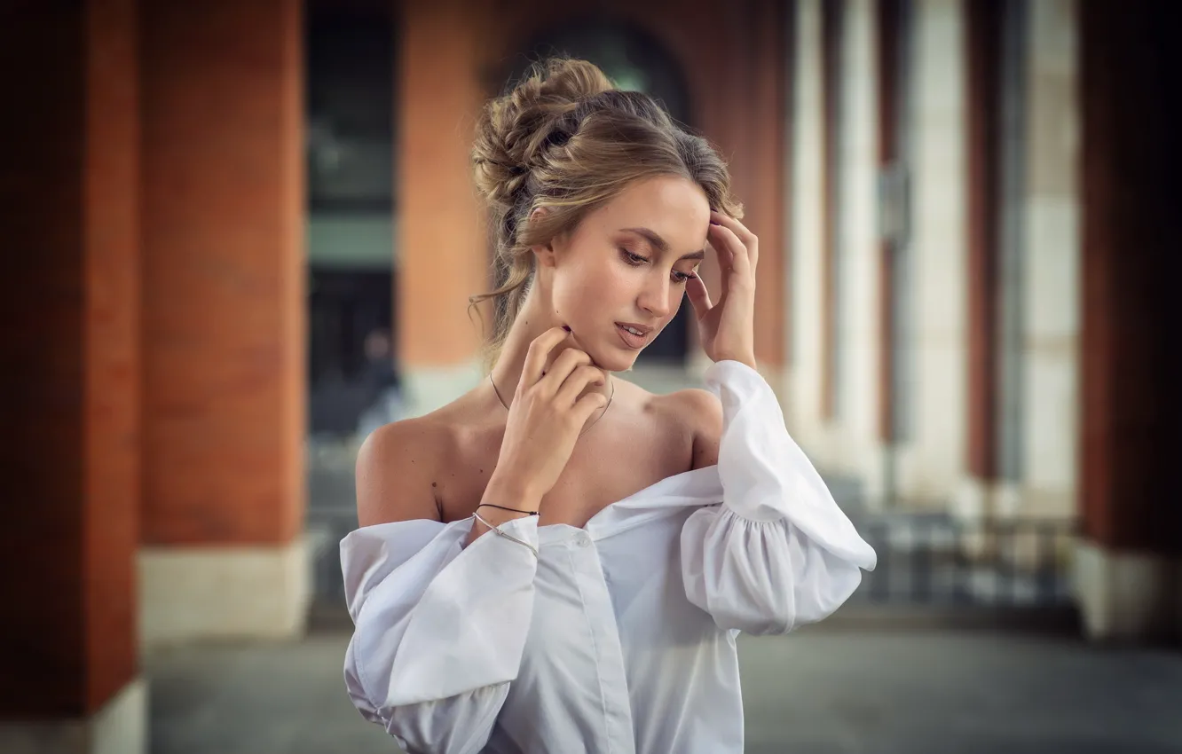 Photo wallpaper girl, portrait, Iryna