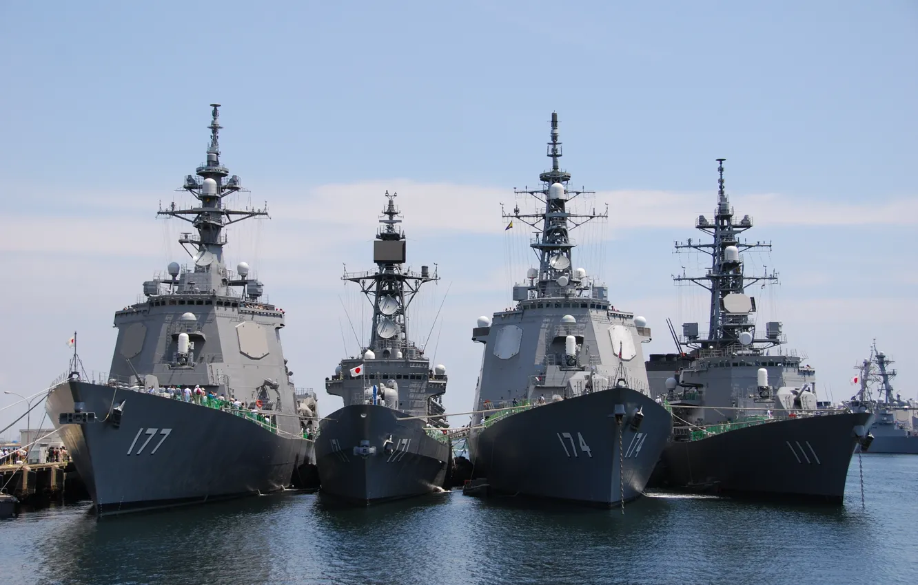 Photo wallpaper destroyers, navy, Aegis, Kongō-class, JMSDF