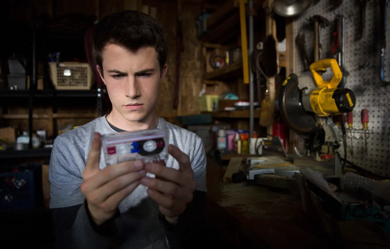 Photo wallpaper Dylan Minnette, 13 Reasons Why, Netflix, tv series, Clay Jensen