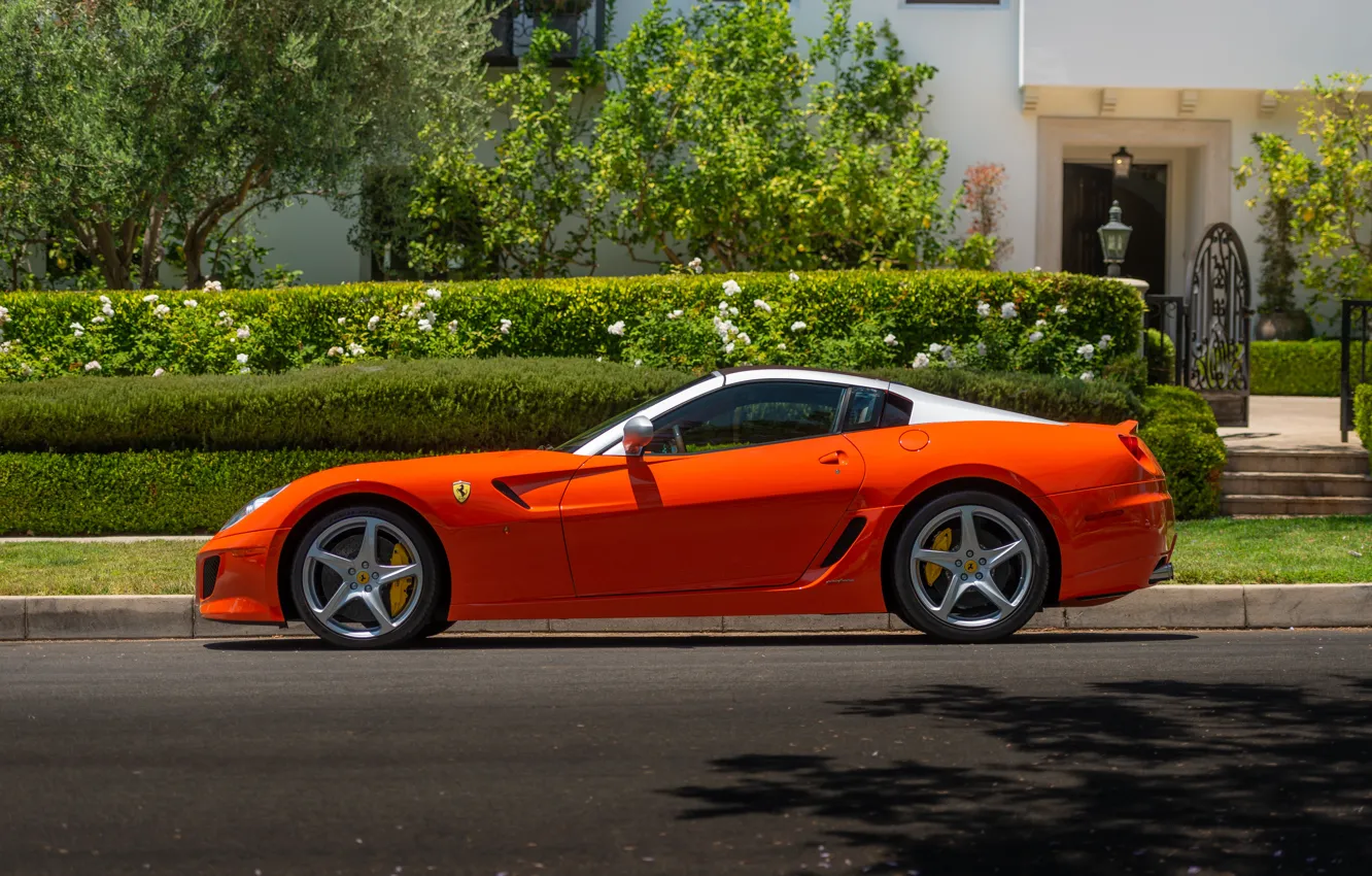 Photo wallpaper Ferrari, SA Aperta, side view, Ferrari SA Aperta