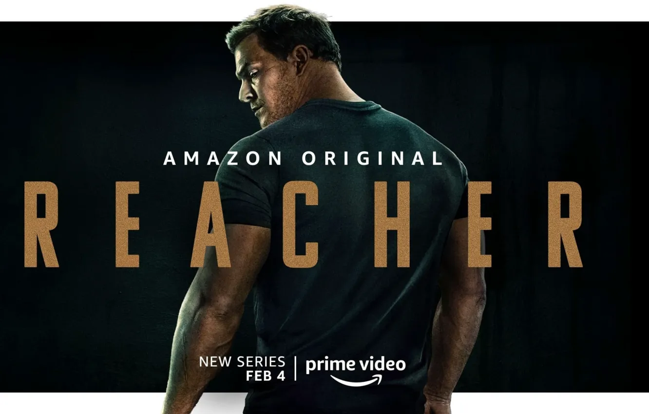Photo wallpaper Series, Alan, Jack, Amazon, Jack Reacher, Reacher, Ritchson, Prime Video