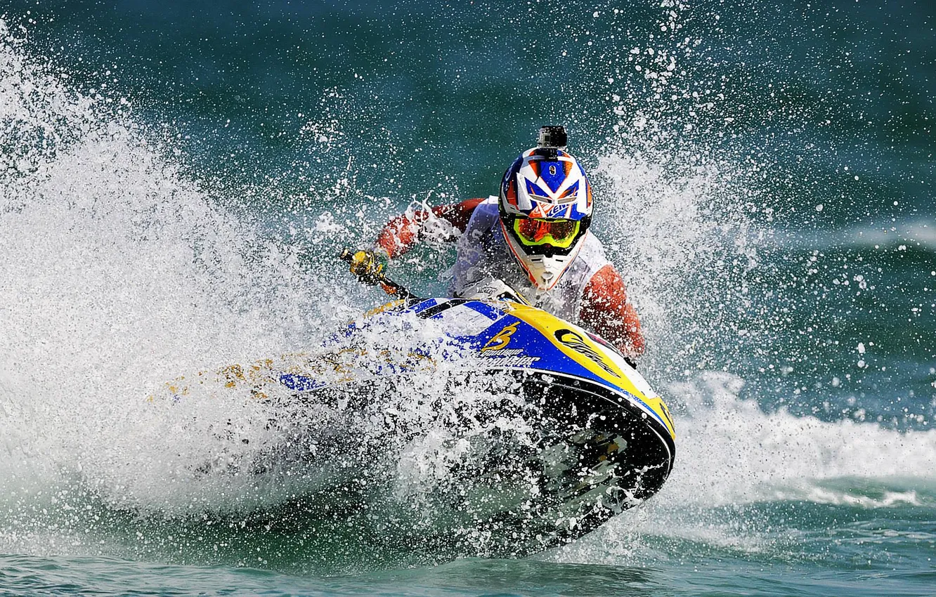 Photo wallpaper race, boat, speed