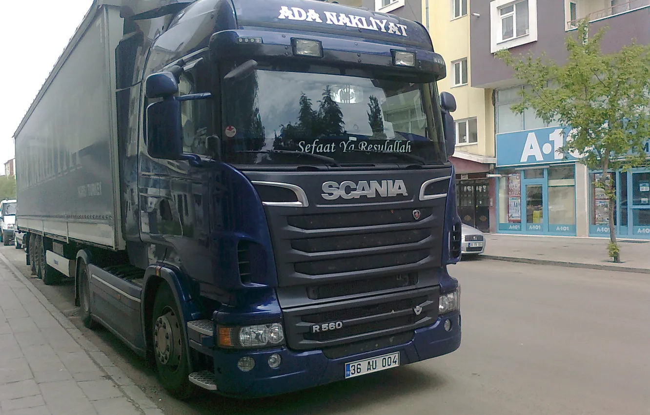 Photo wallpaper truck, scania, r560