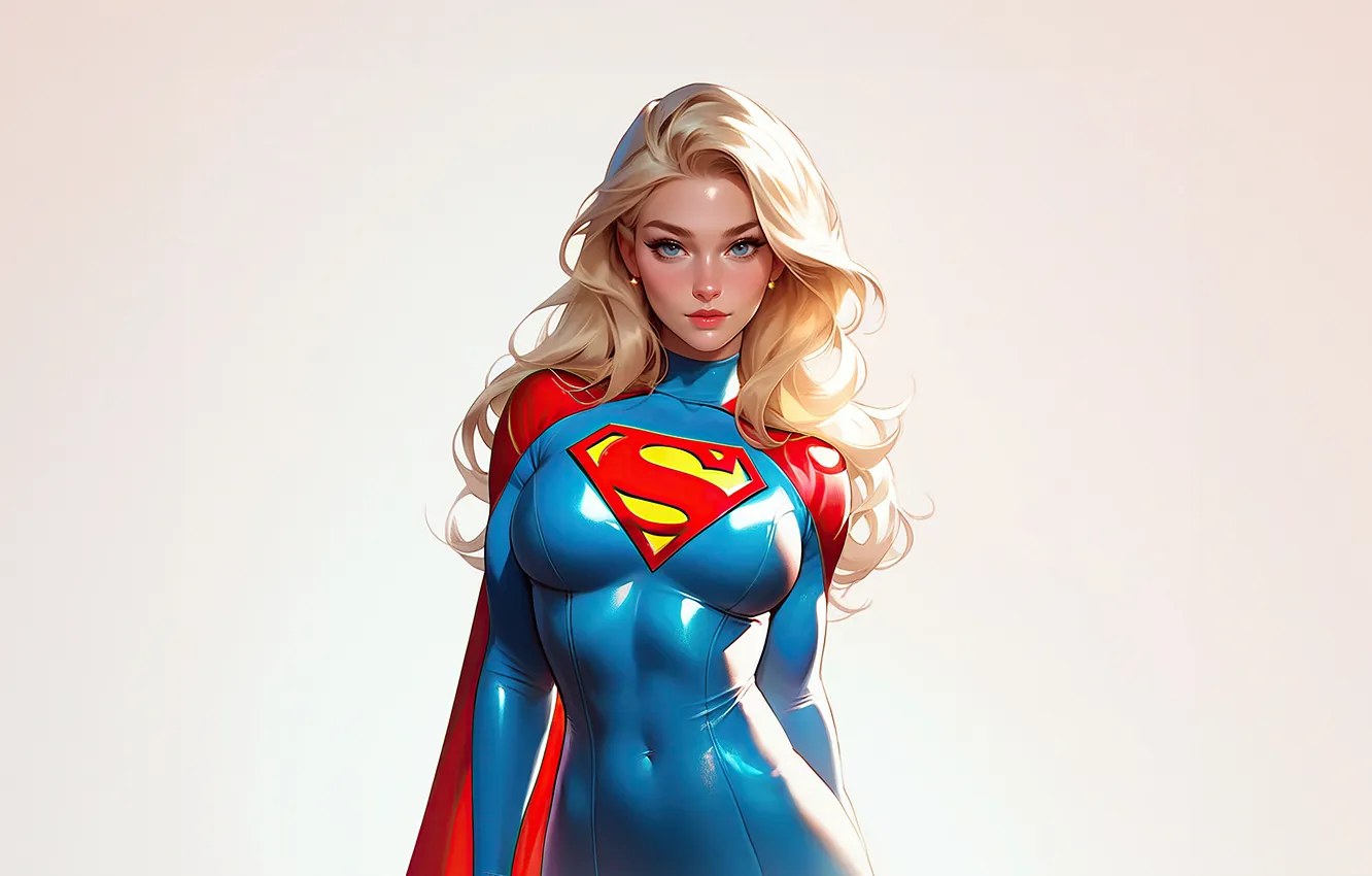Photo wallpaper sky, Supergirl, BEYOND