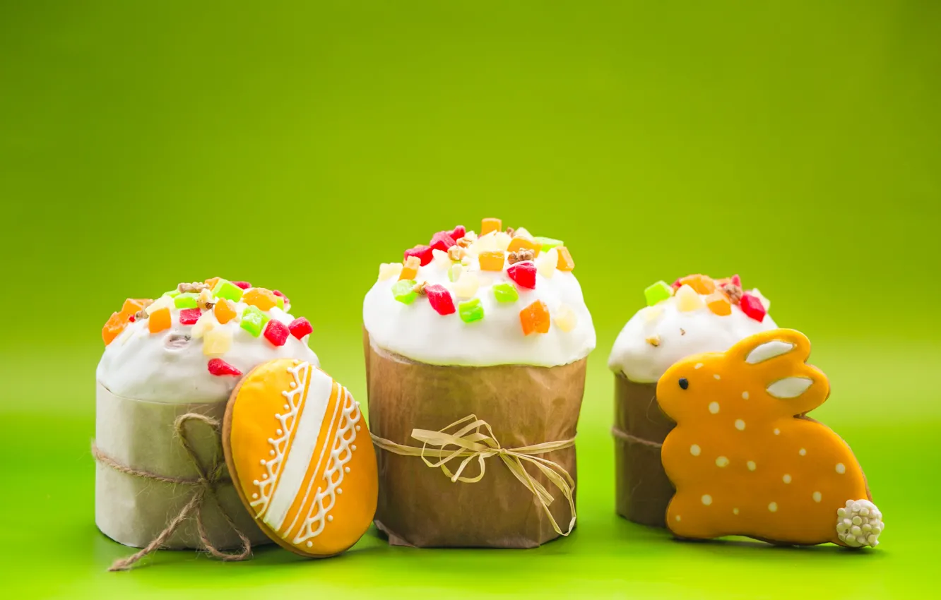 Photo wallpaper eggs, Easter, cake, cake, spring, Easter, eggs, decoration