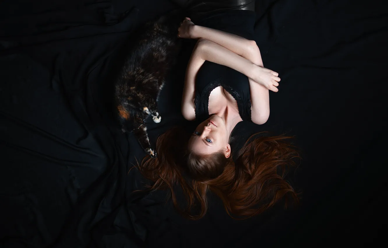 Photo wallpaper blue eyes, pretty, Kustarev Maxim