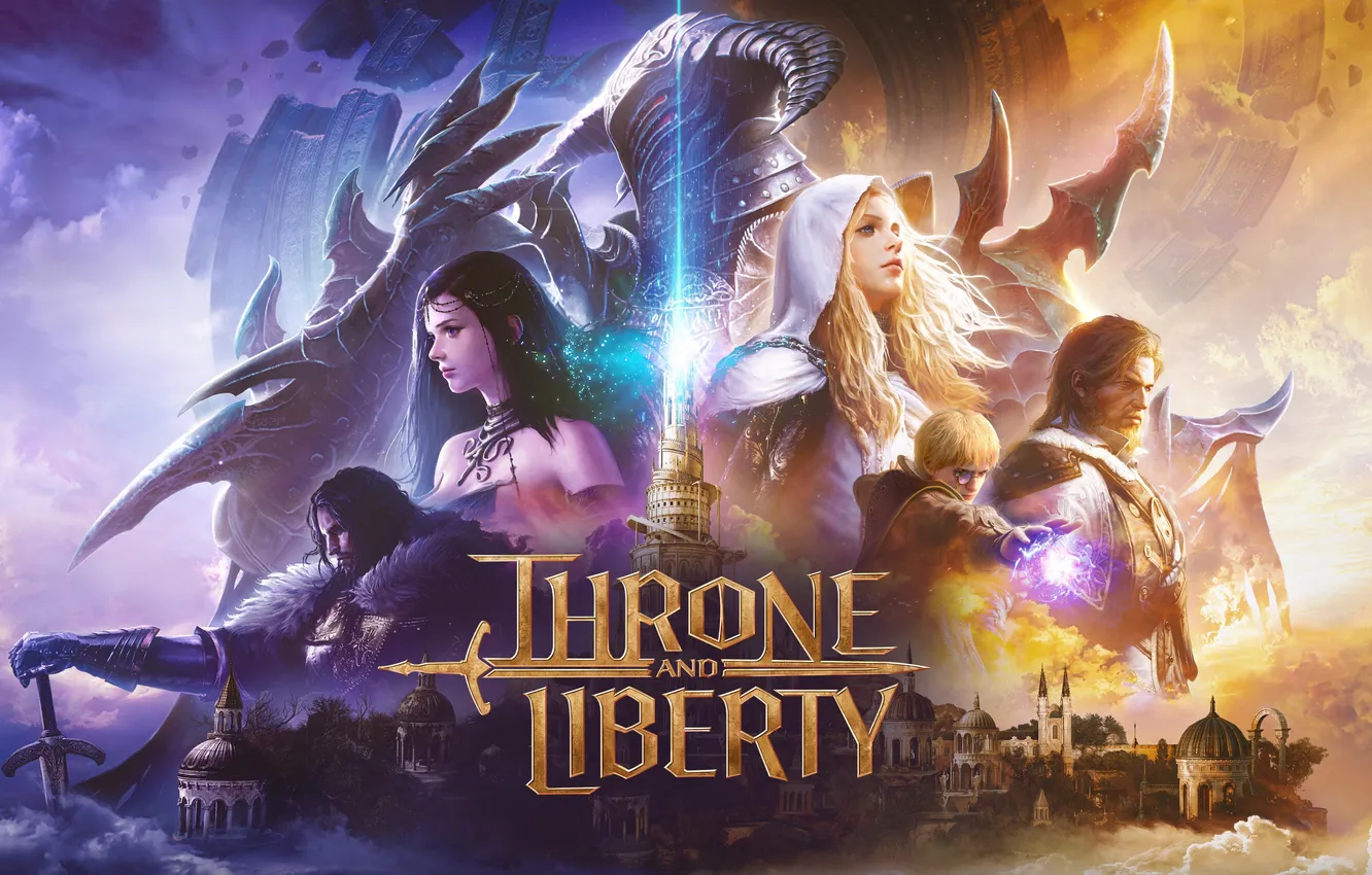 Photo wallpaper Games, Game Art, 2024 Games, Throne and Liberty