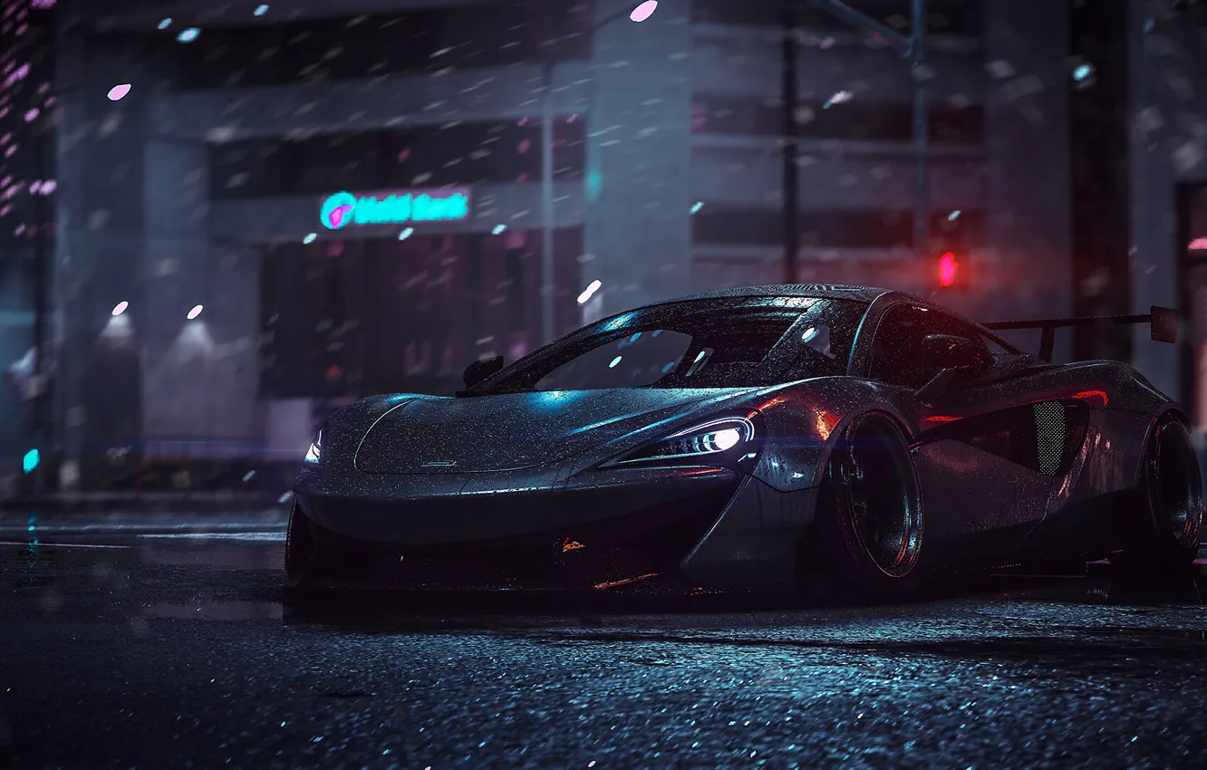 Photo wallpaper car, machine, auto, the game, sports car, Need for Speed, nfs, 570S