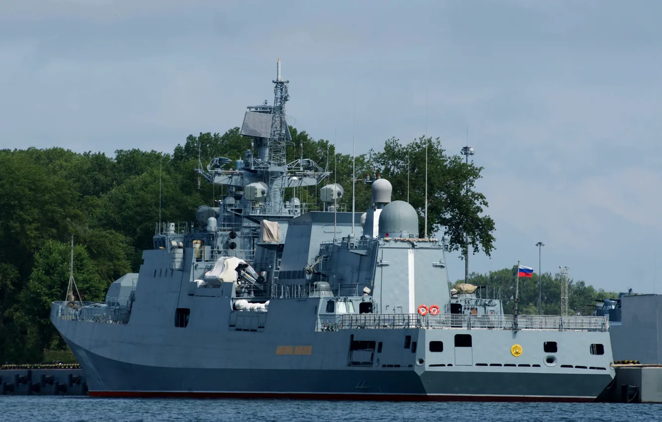 Photo wallpaper frigate, guard, ship, "Admiral Makarov", Baltiysk