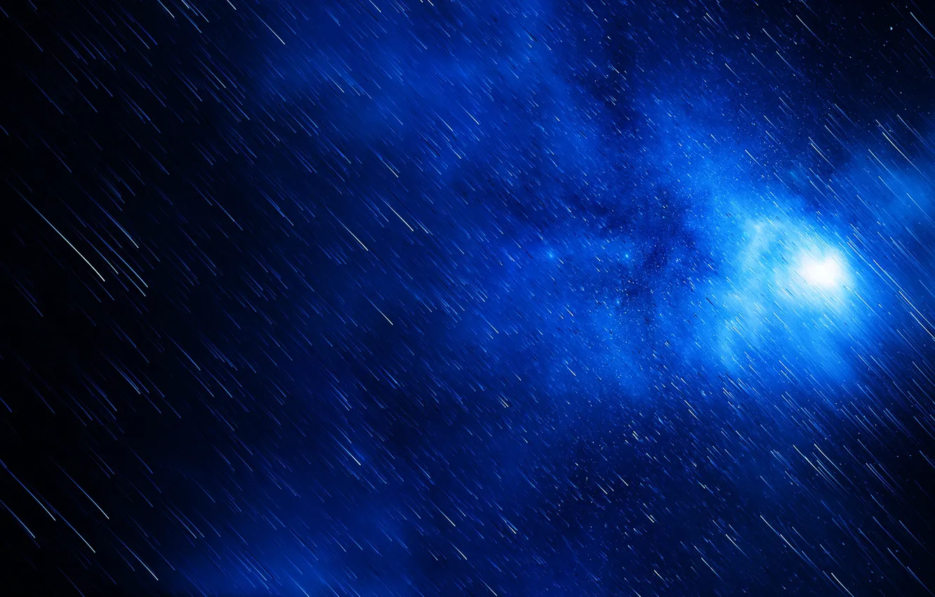 Photo wallpaper fractal, meteor shower, by KPEKEP